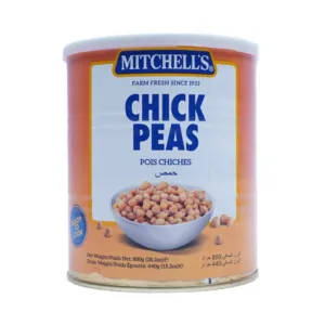 Mitchell’s Chickpeas Tin 800g