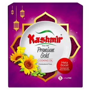 KASHMIR PREMIUM GOLD COOKING OIL (5 KG BOX)
